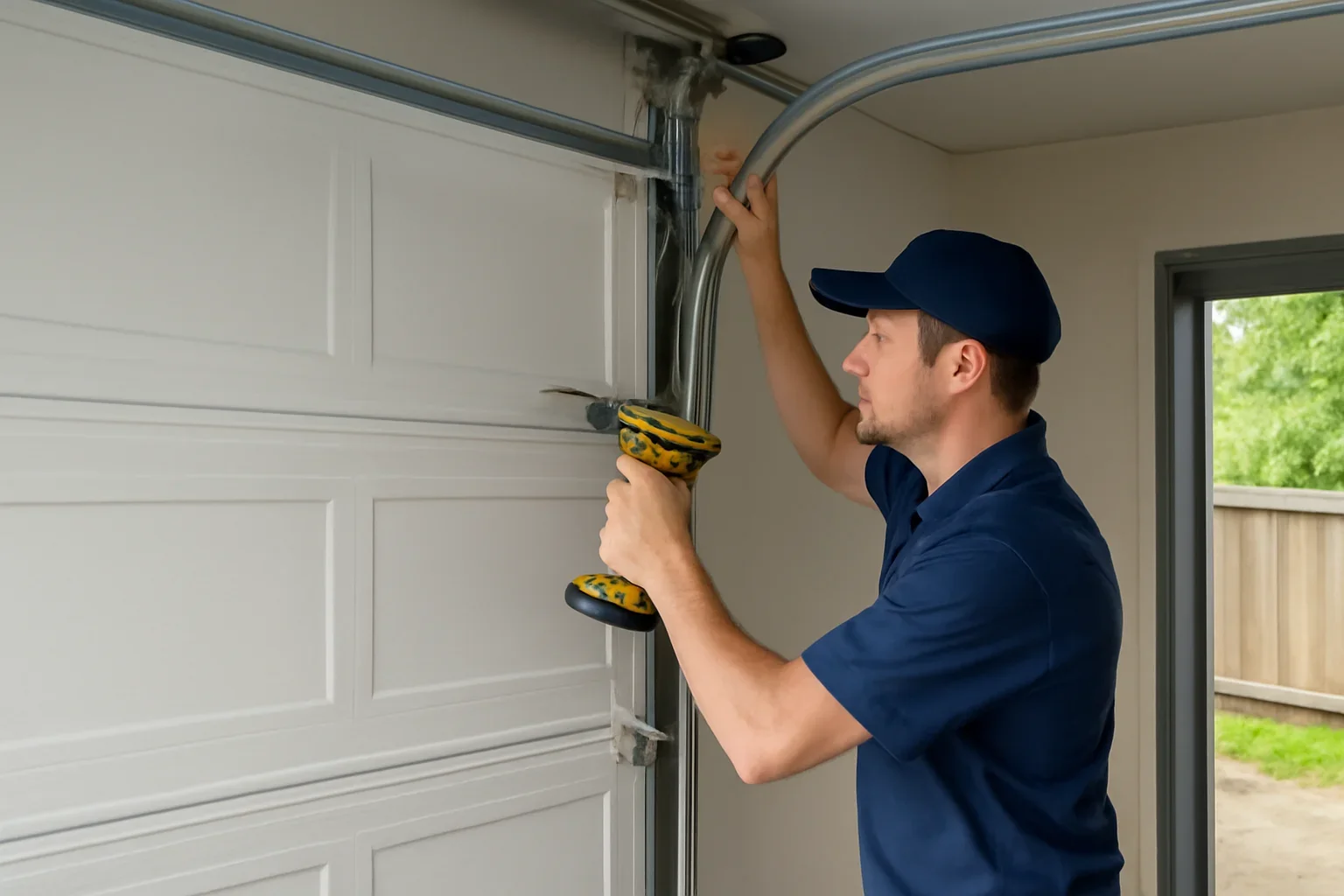 Editorial visual for blog garage door repair vs replacement in cloverdale in a Surrey garage setting