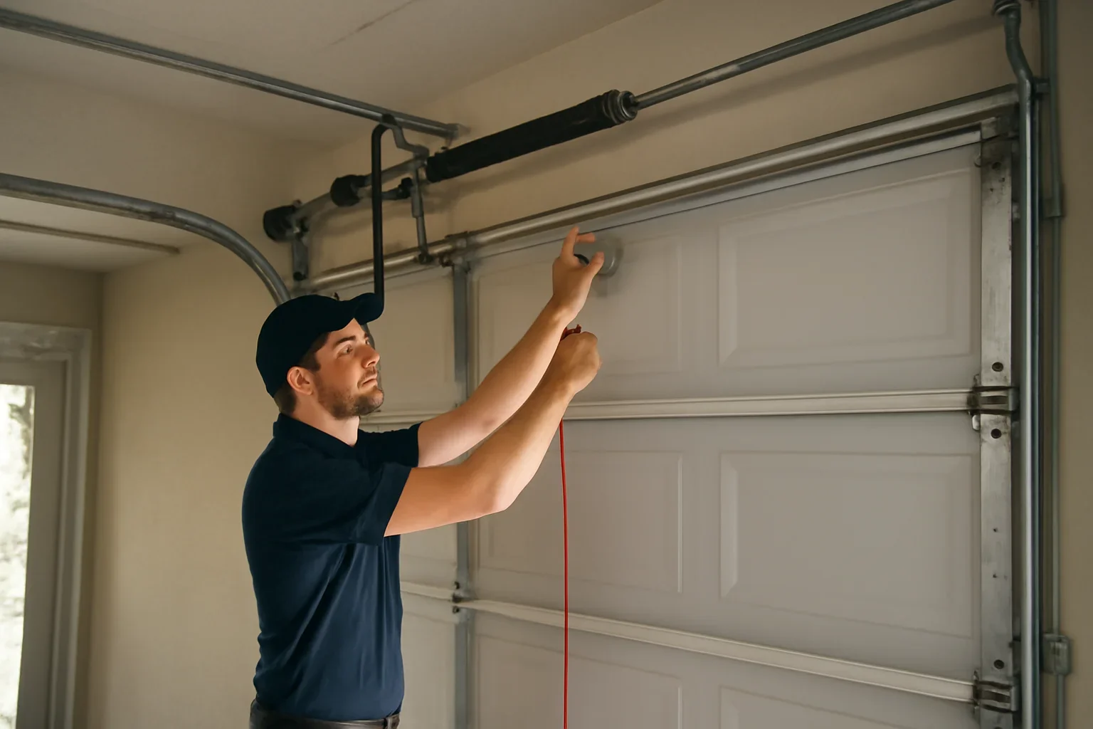 Editorial visual for blog how much does garage door spring replacement cost in surrey in a Surrey garage setting