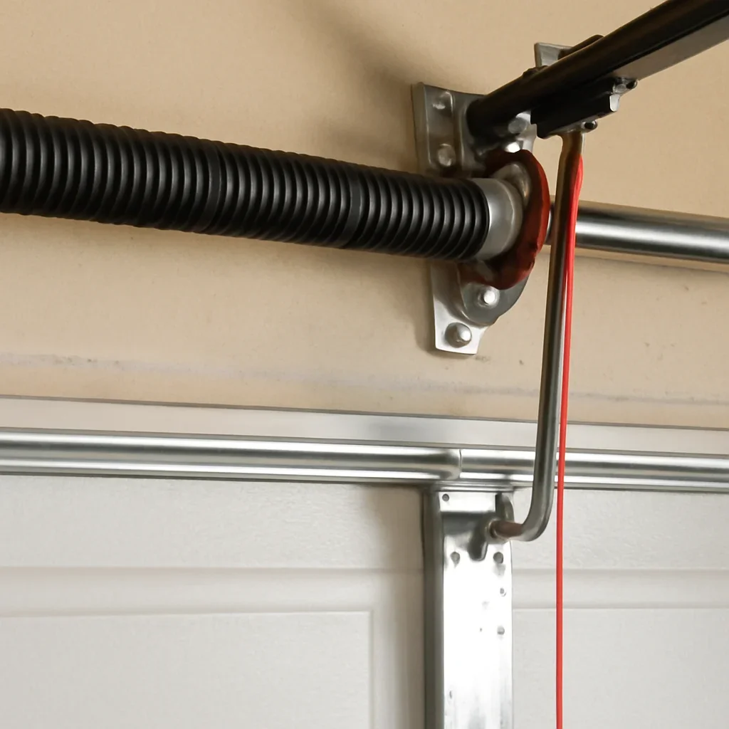Garage door parts inspected during Cloverdale Town Centre garage door repair