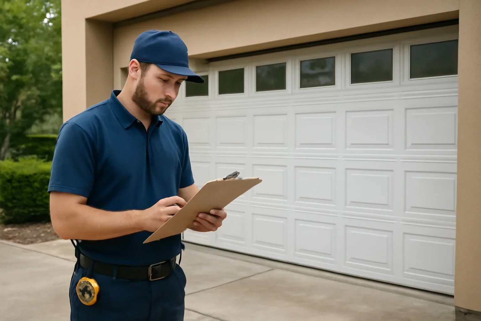 Commercial garage door repair service in Tynehead Surrey
