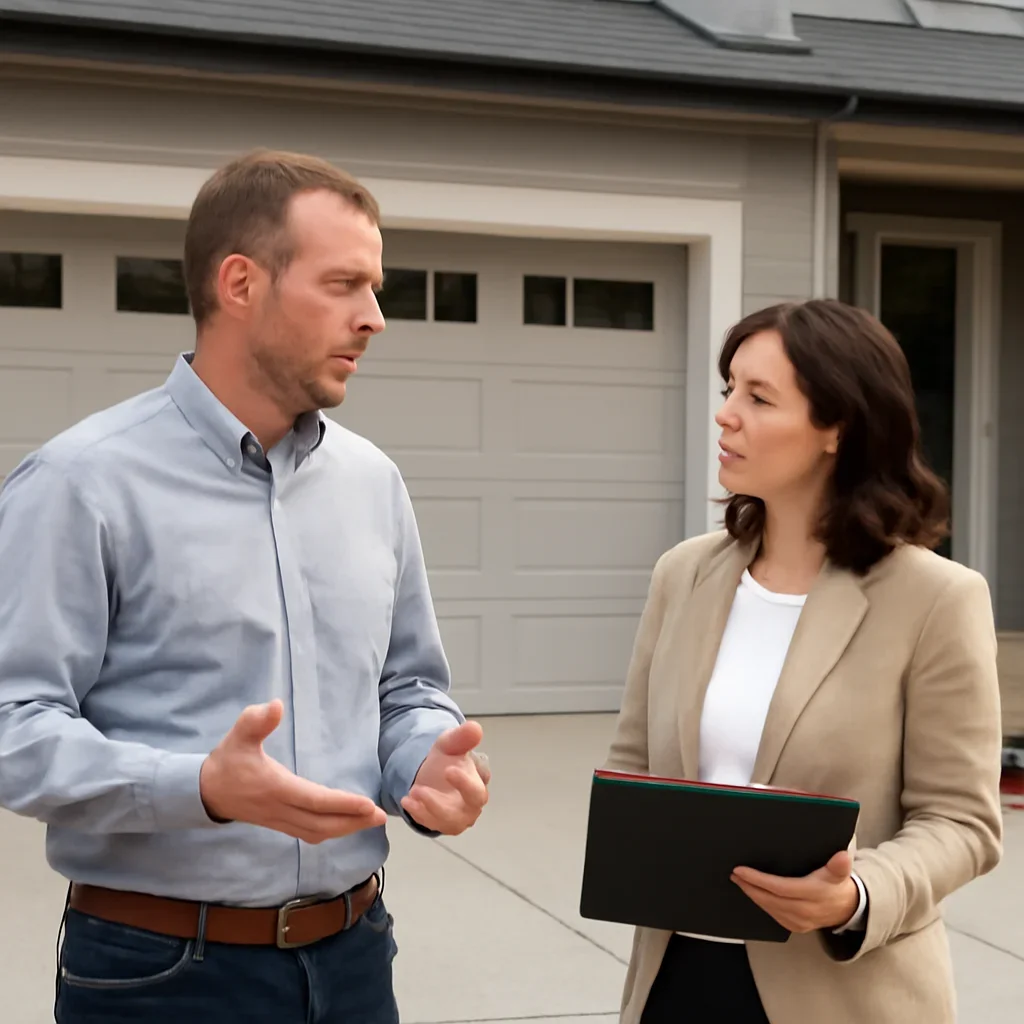 Homeowner or property manager discussing the next step for east clayton in Surrey