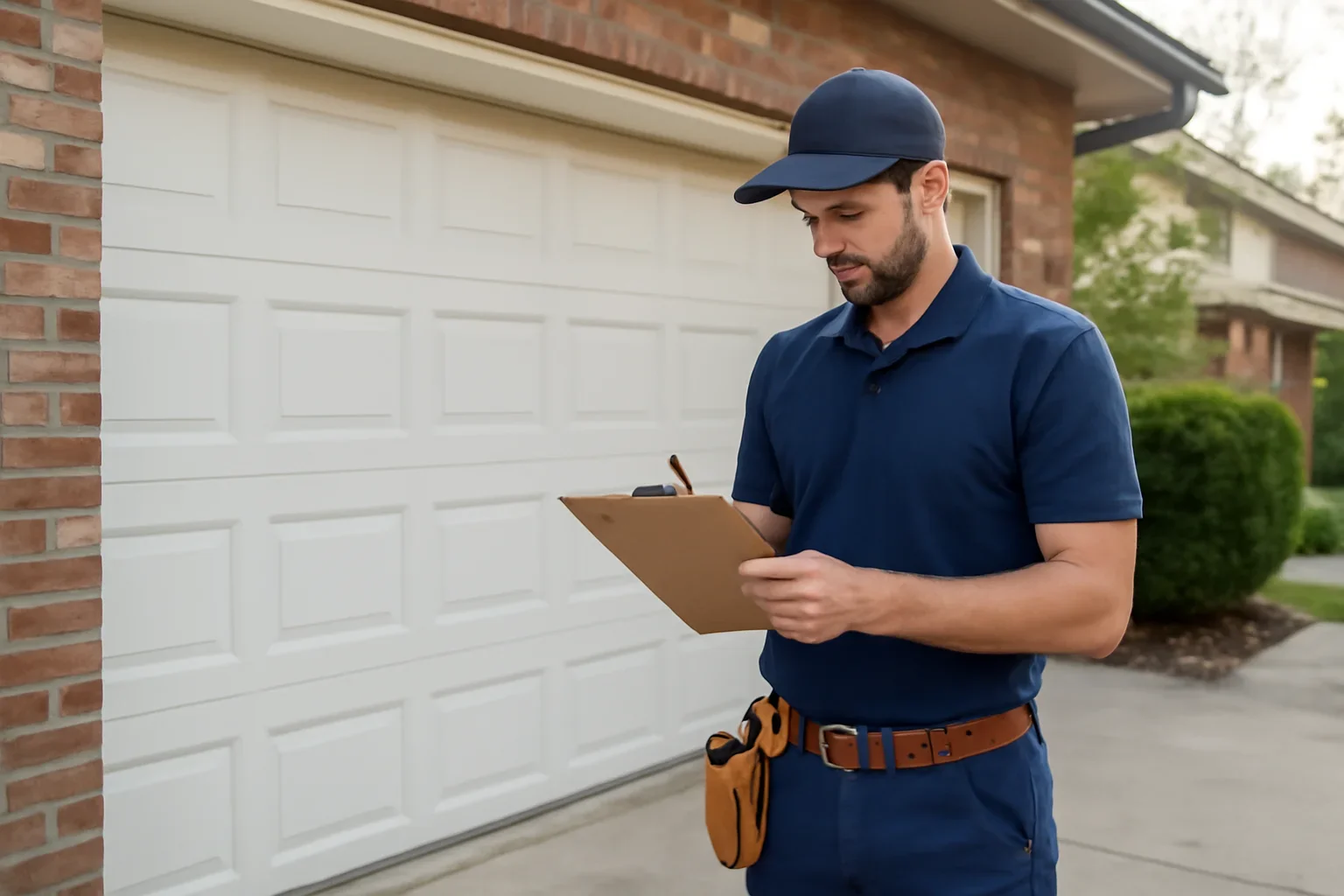 Emergency garage door repair technician in Cloverdale Surrey