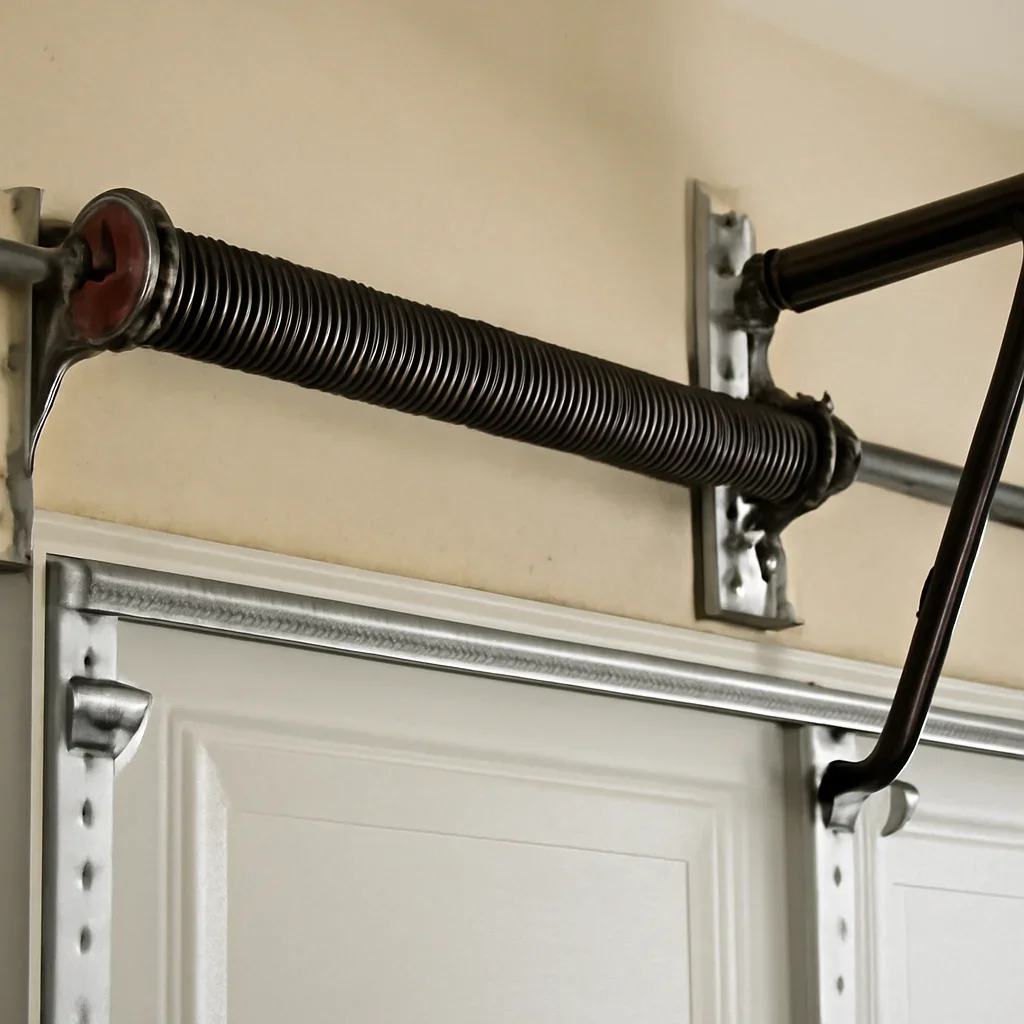 Garage door components reviewed before installation in West Cloverdale Surrey