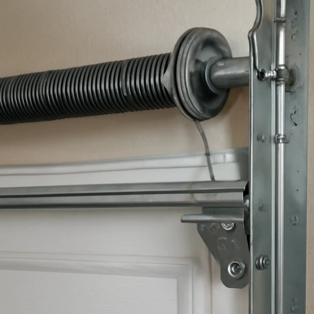 Garage door components inspected during garage door maintenance in Whalley and Surrey City Centre Surrey