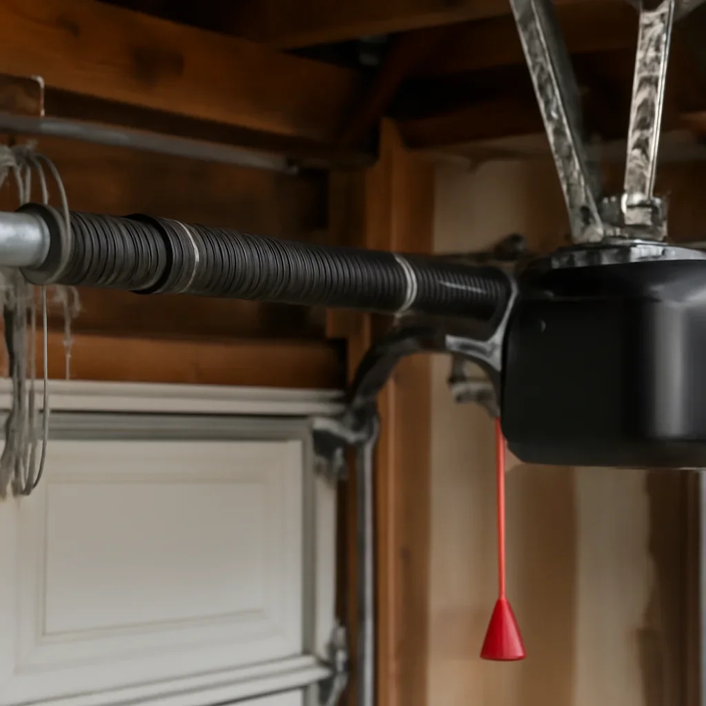 Garage door opener and hardware inspection for Chimney Hill Surrey repair service