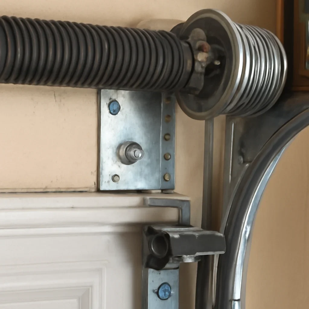 Close view of garage door opener components inspected during Fleetwood Town Centre Surrey repair service