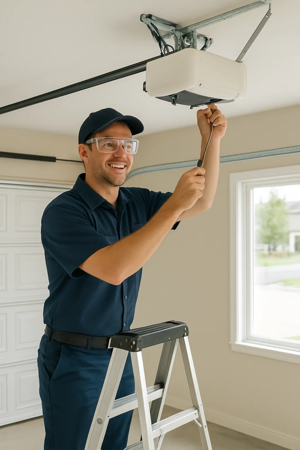 Professional garage door technician in Surrey BC