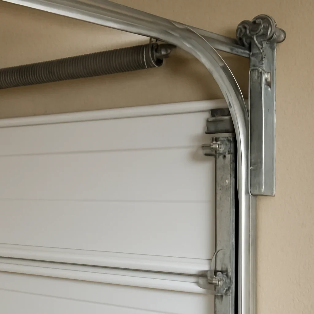 Close view of garage door components related to locations cloverdale town centre