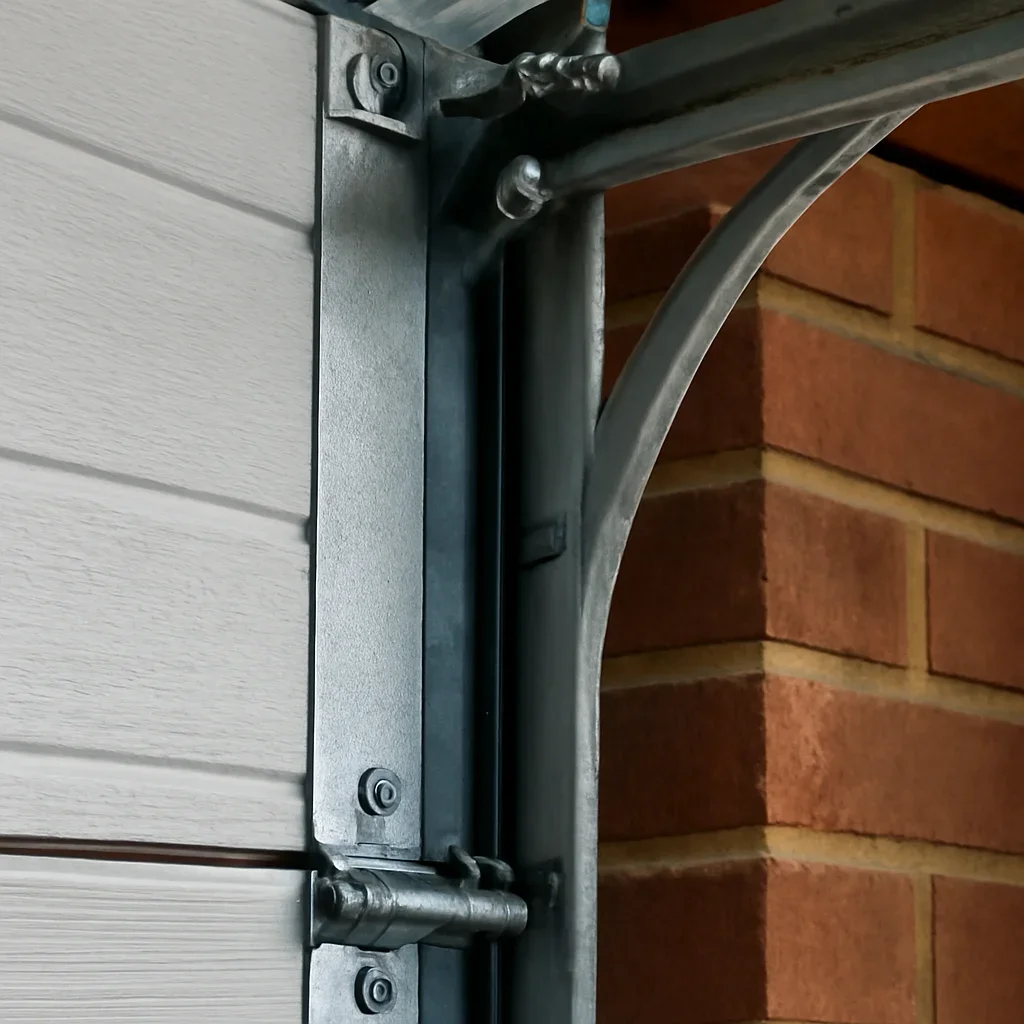 Close view of garage door components related to Guildford Town Centre garage door services