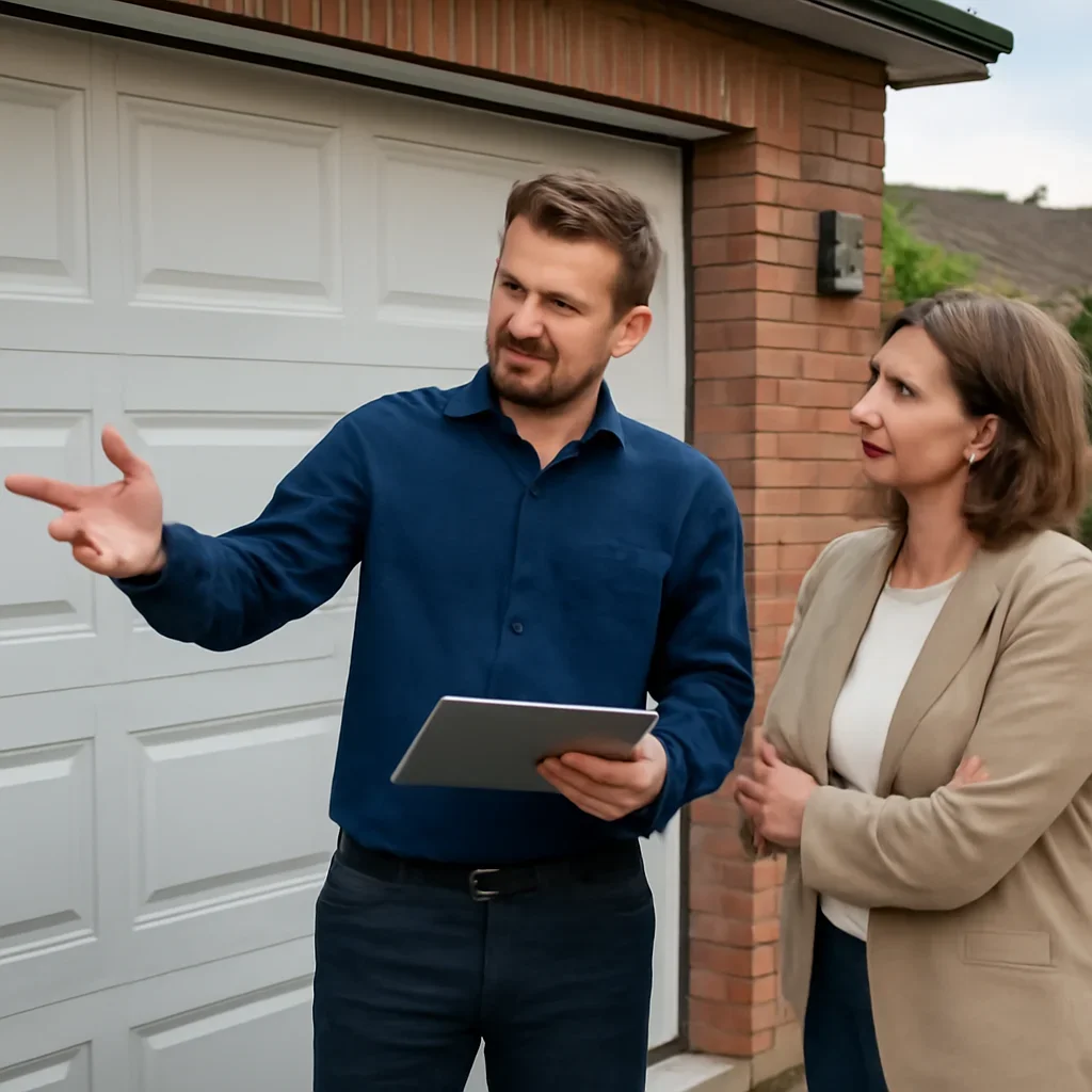 Homeowner or property manager discussing the next step for locations south westminster in Surrey