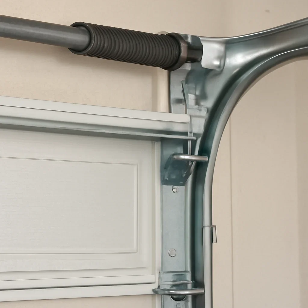 Garage door parts inspected during a Morgan Heights Surrey repair visit