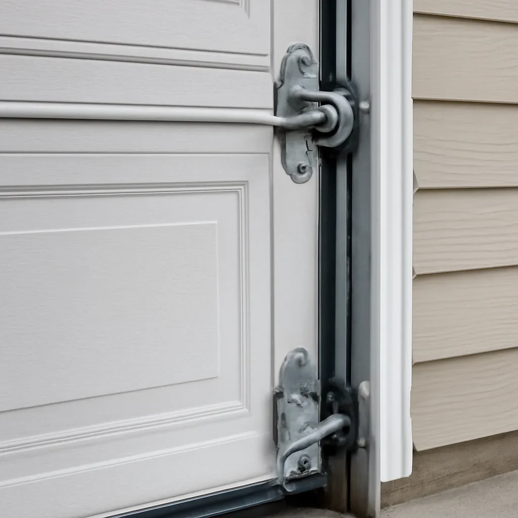 Commercial garage door components inspected during South Westminster repair service
